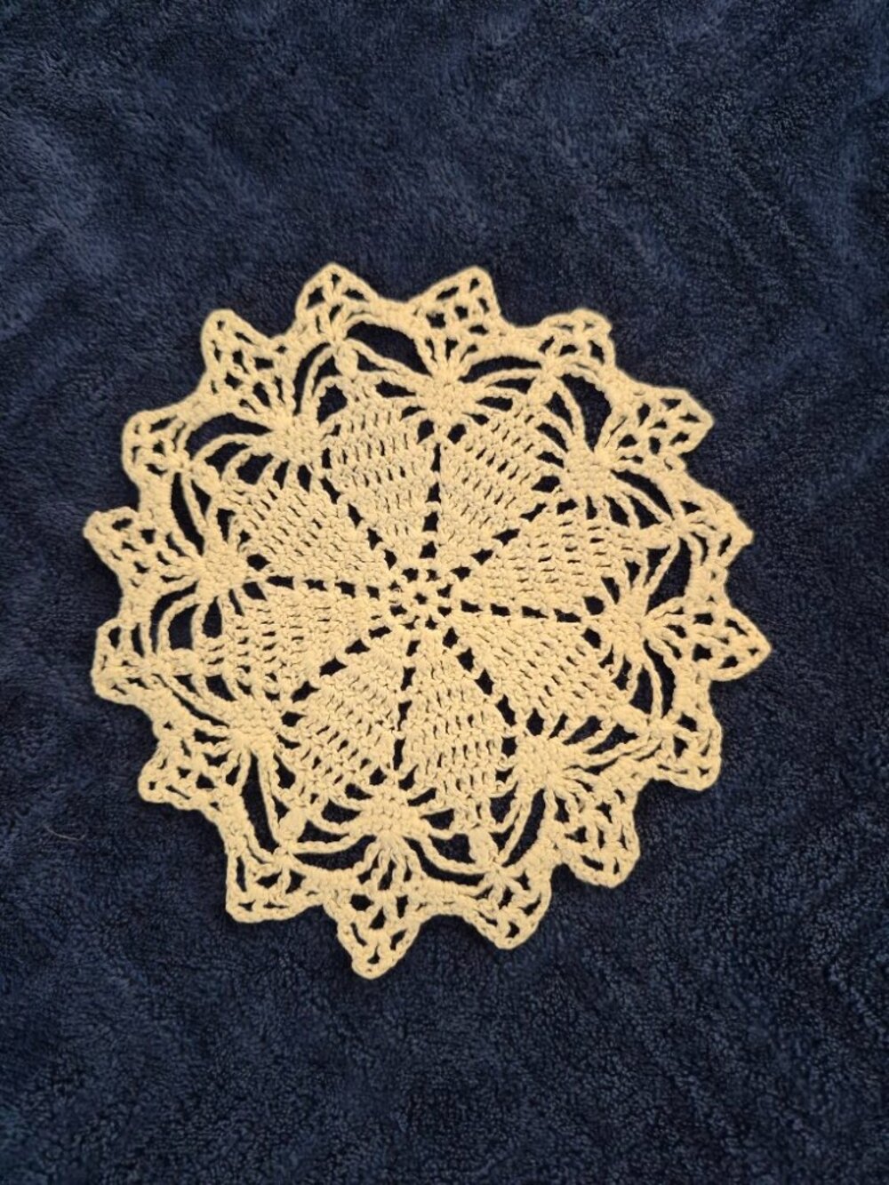 Handmade White Crochet Doily